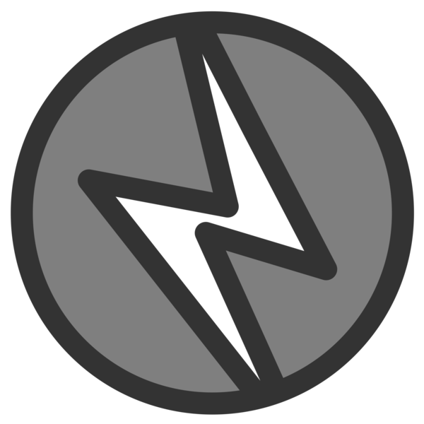 Free Lightning Symbol Logo Triangle Clipart Clipart Transparent Background