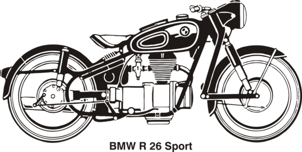 Free Car Motorcycle Black And White Vehicle Clipart Clipart Transparent Background