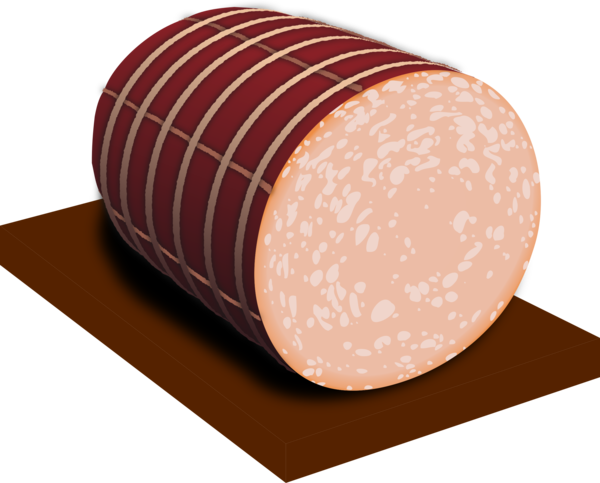 Free Turkey Meat Bologna Sausage Mortadella Clipart Clipart Transparent Background