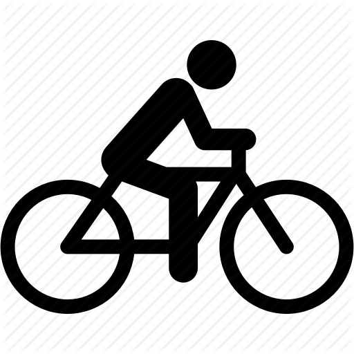 Free Biking Bicycle Text Black And White Clipart Clipart Transparent Background