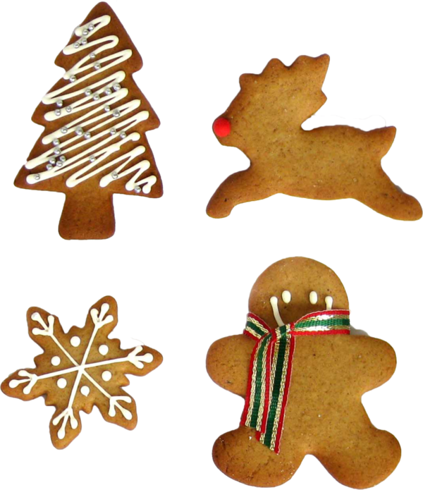 Free Christmas Food Cookies And Crackers Cookie Clipart Clipart Transparent Background
