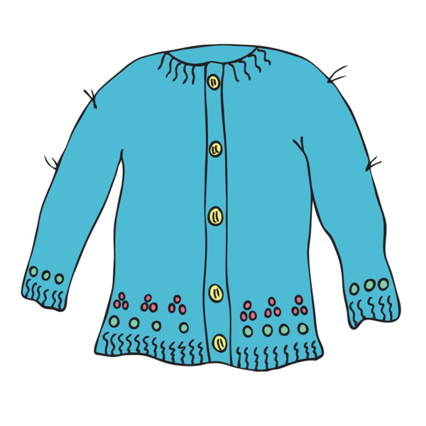 Free Jacket Clothing Sleeve Turquoise Clipart Clipart Transparent Background