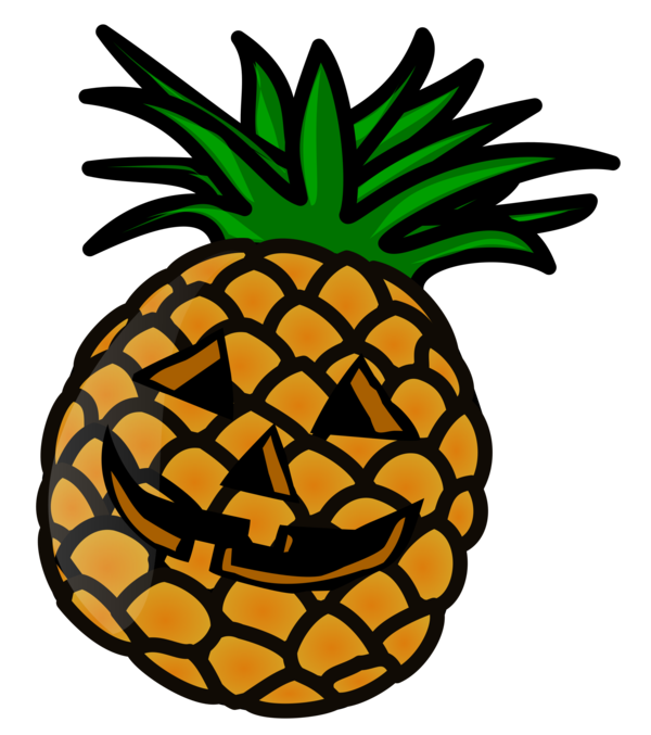 Free Pizza Ananas Fruit Pineapple Clipart Clipart Transparent Background