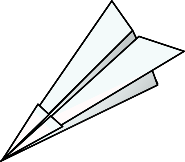 Free Airplane Black And White Triangle Line Clipart Clipart Transparent Background
