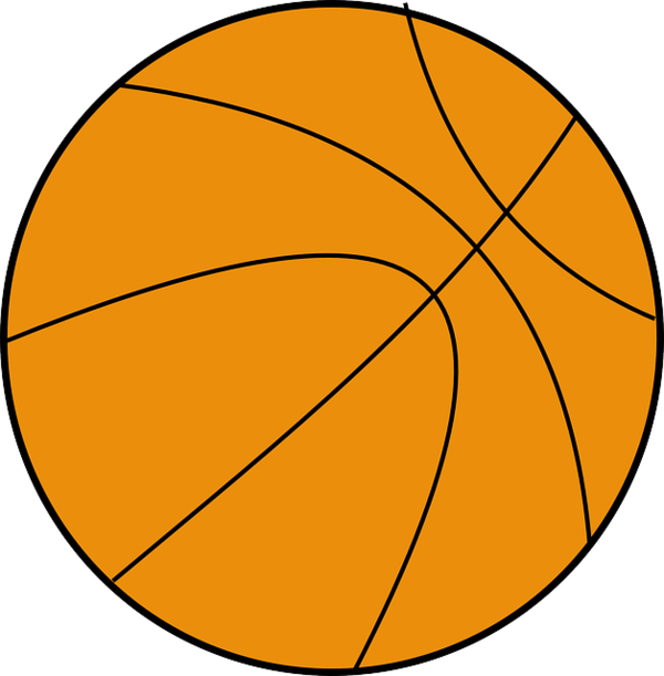 Free Basketball Circle Leaf Line Clipart Clipart Transparent Background