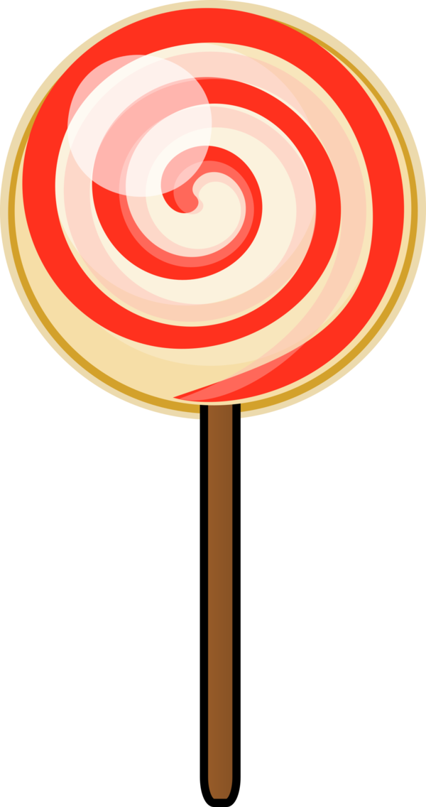 Free Candy Lollipop Line Circle Clipart Clipart Transparent Background