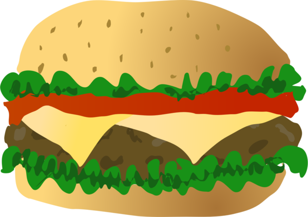 Free Fast Food Food Hamburger Fast Food Clipart Clipart Transparent Background
