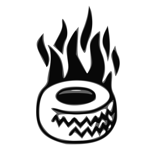 Free Fire Black And White Headgear Symbol Clipart Clipart Transparent Background