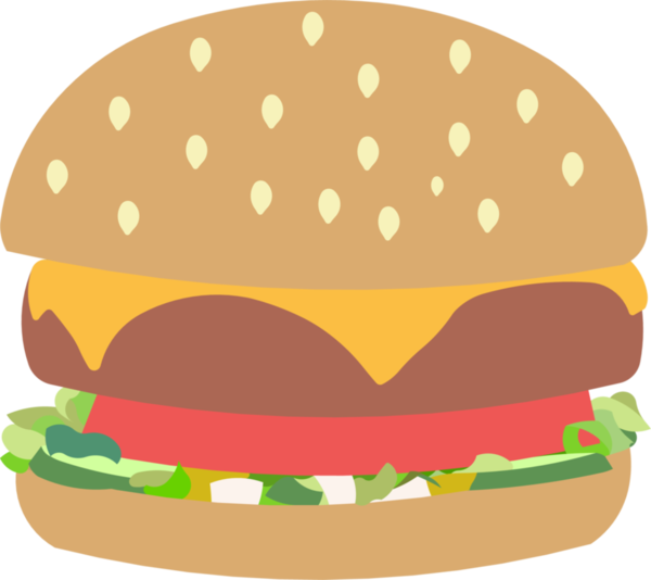 Free Hamburger Hamburger Food Fast Food Clipart Clipart Transparent Background