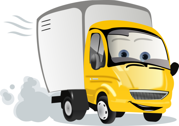 Free Truck Vehicle Transport Car Clipart Clipart Transparent Background