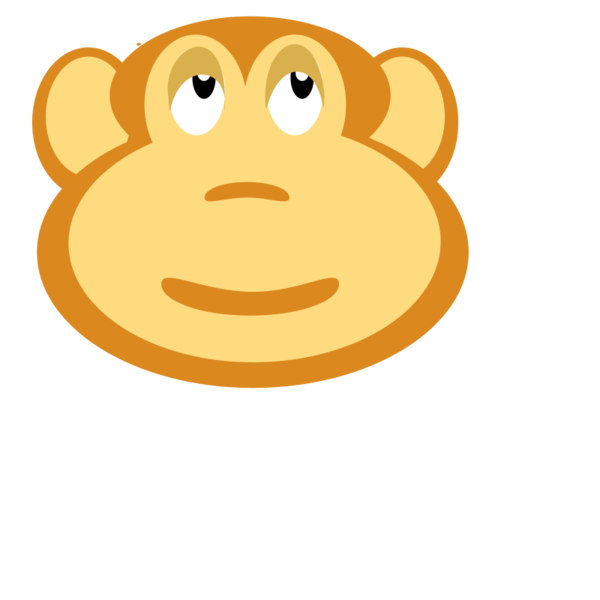Free Monkey Cartoon Nose Smile Clipart Clipart Transparent Background