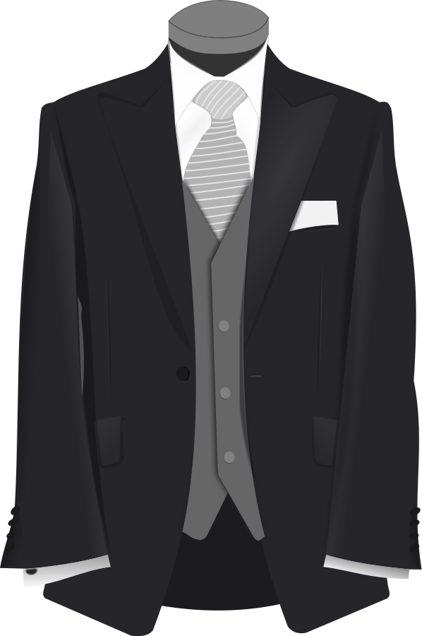 Free Dress Suit Formal Wear Tuxedo Clipart Clipart Transparent Background
