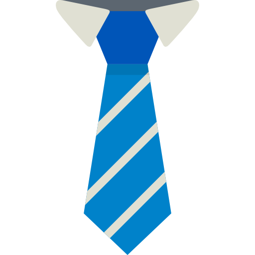 Free Tie Necktie Line Electric Blue Clipart Clipart Transparent Background