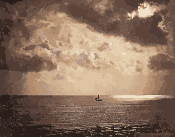 Free Ocean Sky Sea Horizon Clipart Clipart Transparent Background
