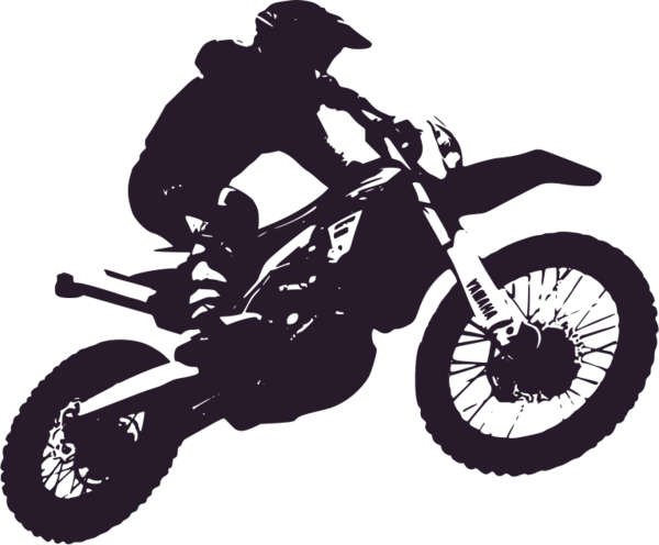 Free Bicycle Black And White Vehicle Motorcycle Clipart Clipart Transparent Background