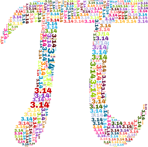 Free Pi Day Text Line Number Clipart Clipart Transparent Background