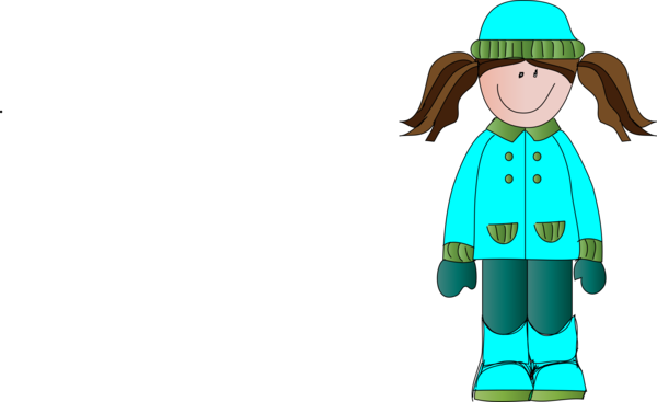 Free Winter Clothing Cartoon Boy Clipart Clipart Transparent Background