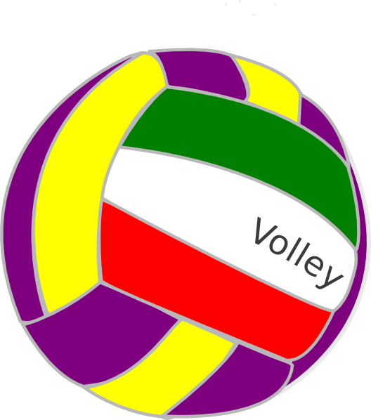 Free Volleyball Text Line Magenta Clipart Clipart Transparent Background