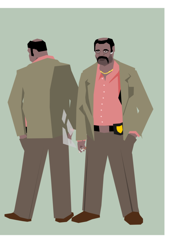 Free Investigator Standing Man Gentleman Clipart Clipart Transparent Background