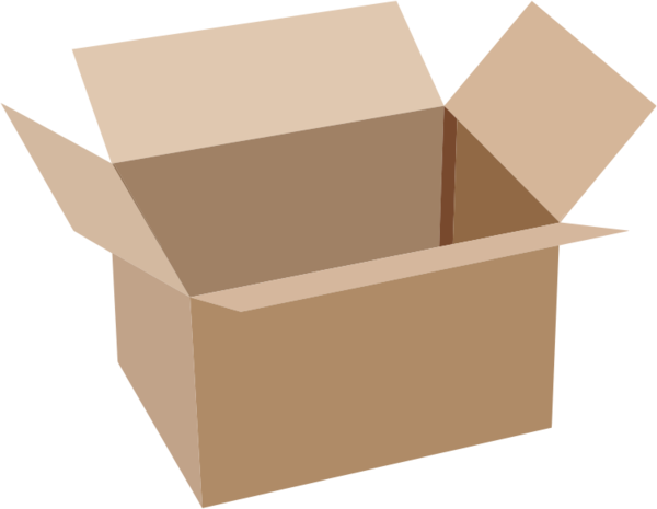 Free Delivery Box Carton Cardboard Clipart Clipart Transparent Background