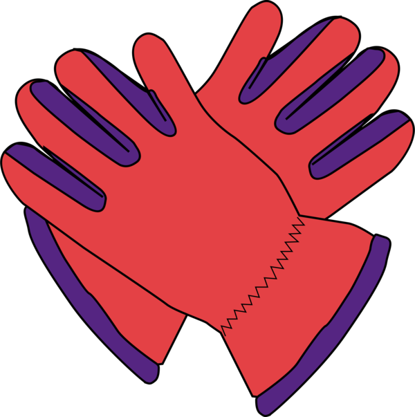 Free Soccer Safety Glove Hand Line Clipart Clipart Transparent Background