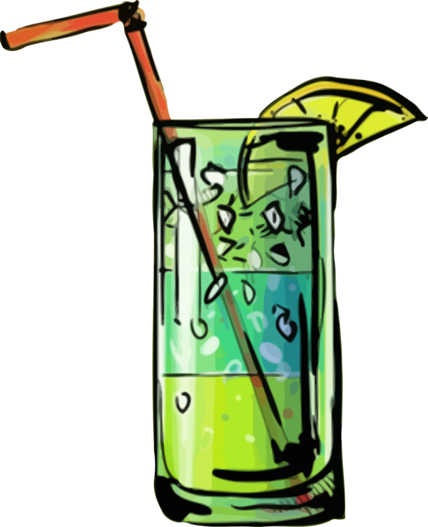 Free Cocktail Line Glass Drinkware Clipart Clipart Transparent Background