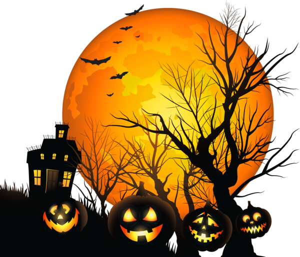 Free House Pumpkin Halloween Calabaza Clipart Clipart Transparent Background