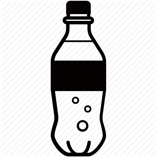 Free Water Bottle Drinkware Black And White Clipart Clipart Transparent Background