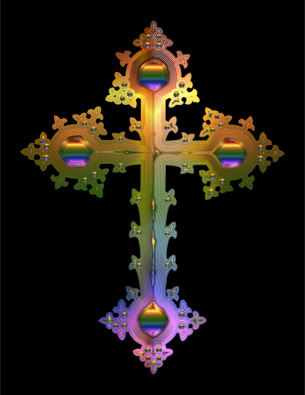 Free Church Cross Religious Item Symmetry Clipart Clipart Transparent Background