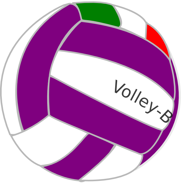 Free Volleyball Text Violet Magenta Clipart Clipart Transparent Background