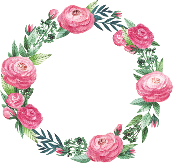Free Family Flower Cut Flowers Wreath Clipart Clipart Transparent Background