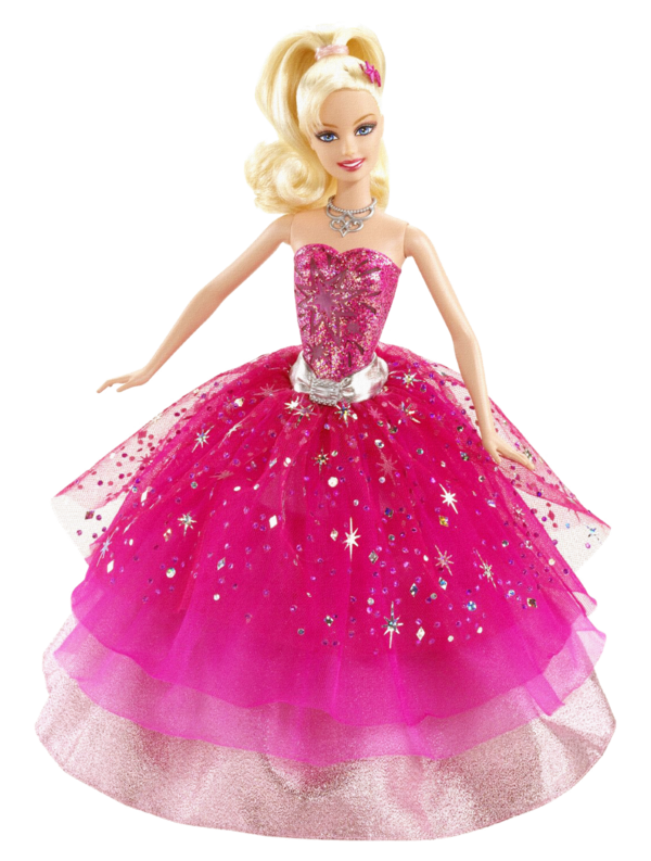 Free Dress Doll Barbie Gown Clipart Clipart Transparent Background