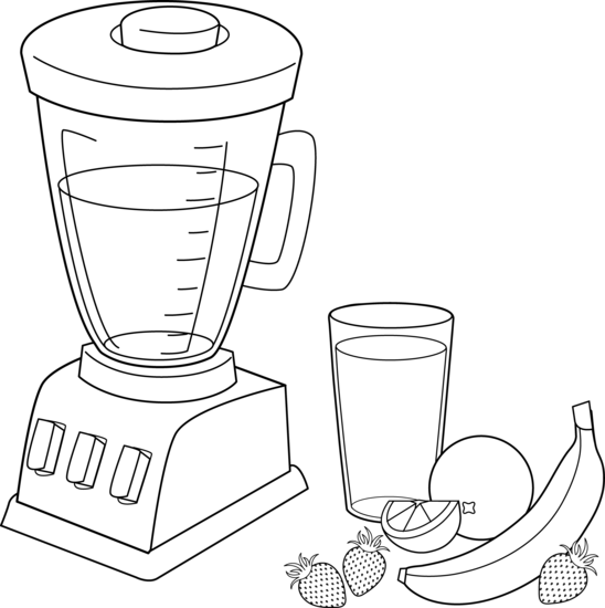 Free Milk Line Art Kitchen Appliance Black And White Clipart Clipart Transparent Background