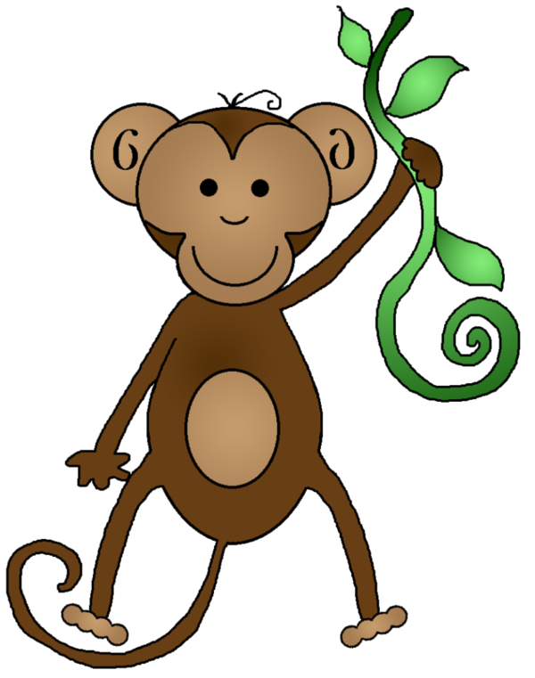 Free Monkey Tree Animal Figure Clipart Clipart Transparent Background