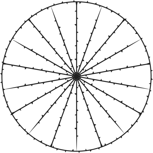 Free Leaf Bicycle Wheel Black And White Circle Clipart Clipart Transparent Background