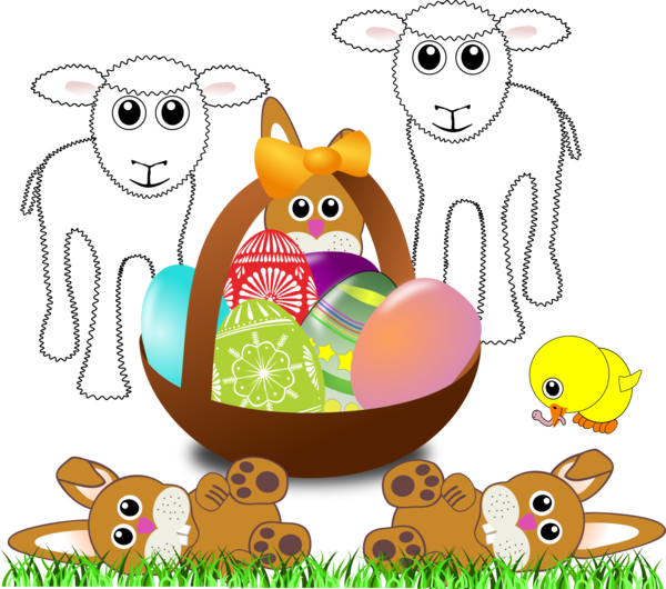 Free Easter Food Area Easter Clipart Clipart Transparent Background