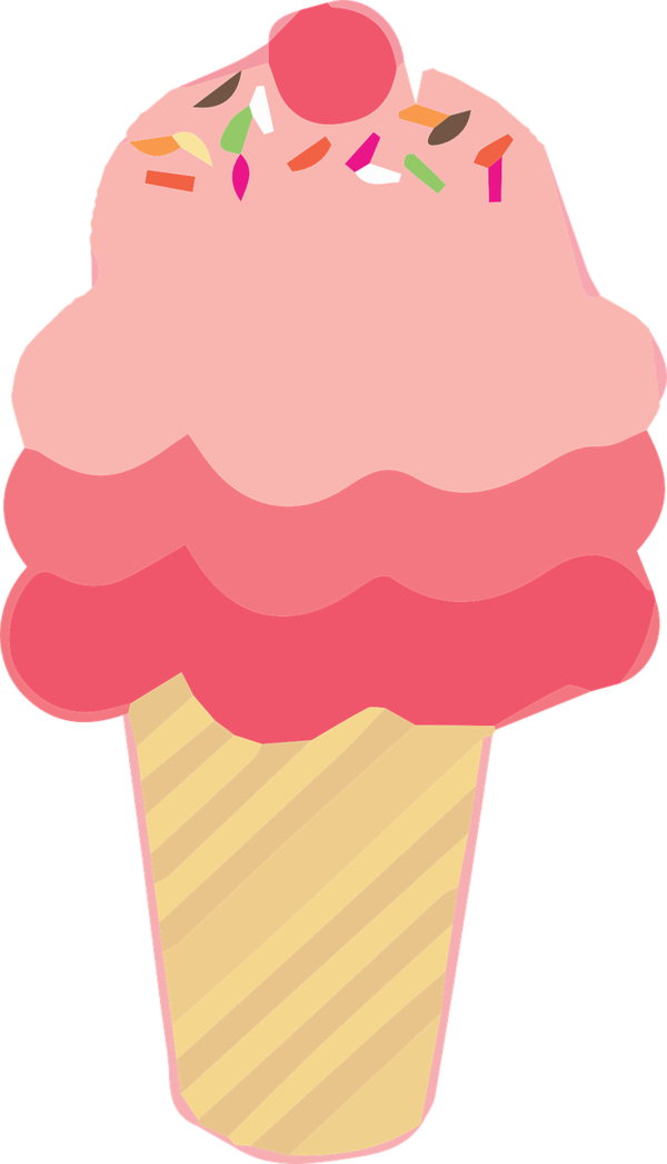 Free Ice Cream Ice Cream Cone Food Magenta Clipart Clipart Transparent Background