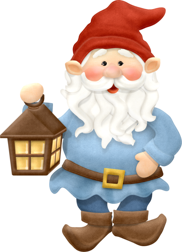 Free Lawn Christmas Ornament Garden Gnome Santa Claus Clipart Clipart Transparent Background