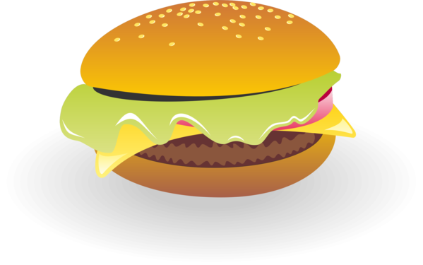 Free Cheese Hamburger Cheeseburger Food Clipart Clipart Transparent Background