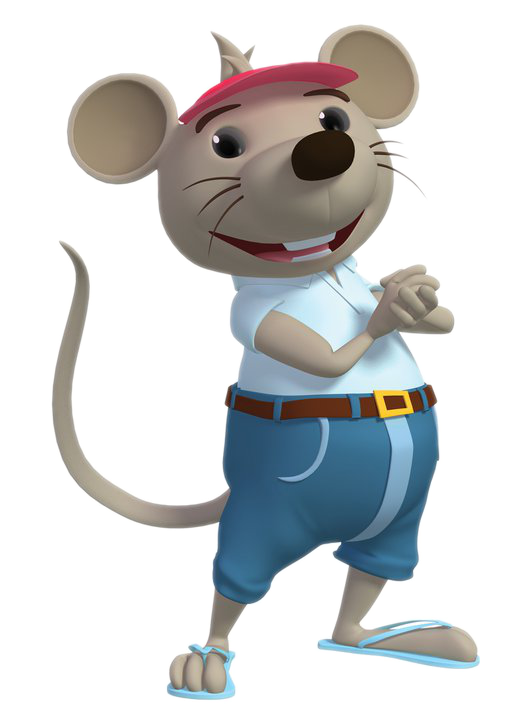 Free Hat Mascot Cartoon Mouse Clipart Clipart Transparent Background