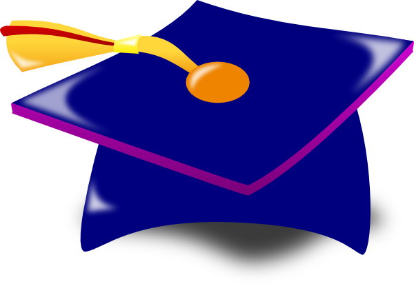 Free Graduation Violet Clipart Clipart Transparent Background