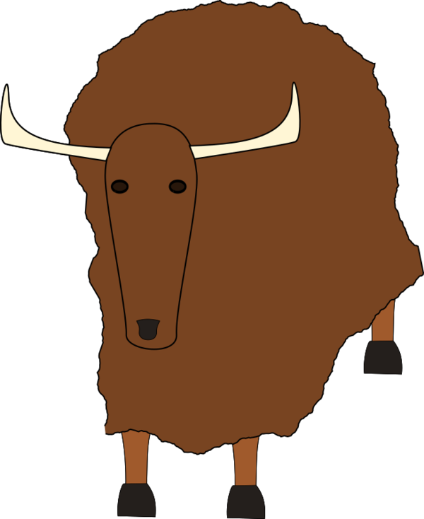 Free Sheep Horn Nose Cartoon Clipart Clipart Transparent Background