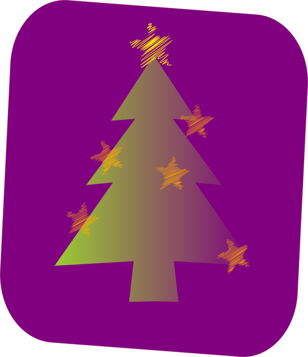 Free Christmas Violet Magenta Tree Clipart Clipart Transparent Background