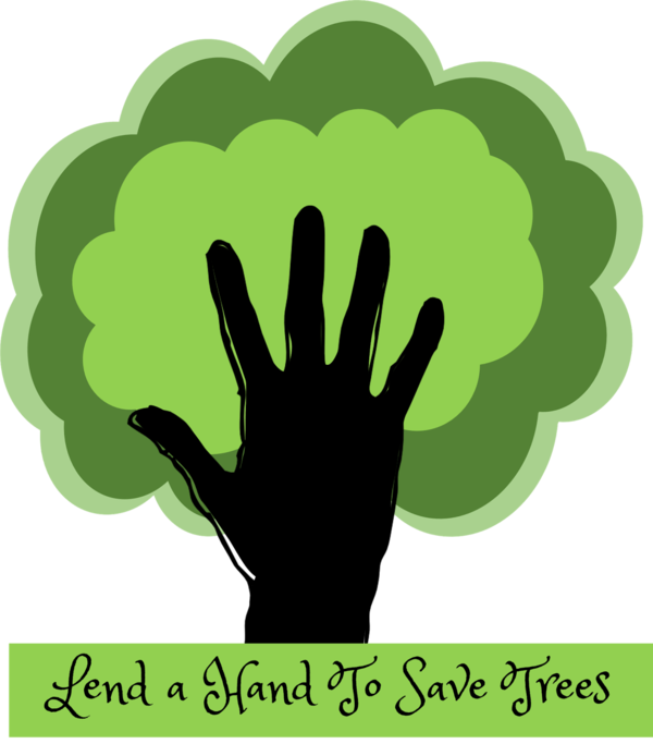 Free Tree Text Hand Leaf Clipart Clipart Transparent Background