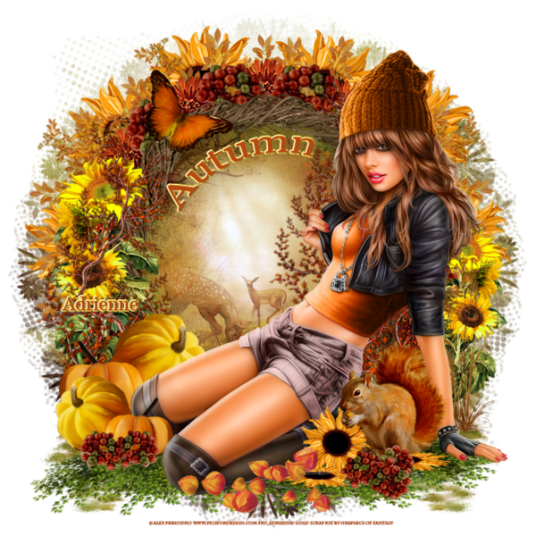 Free Autumn Flower Autumn Clipart Clipart Transparent Background