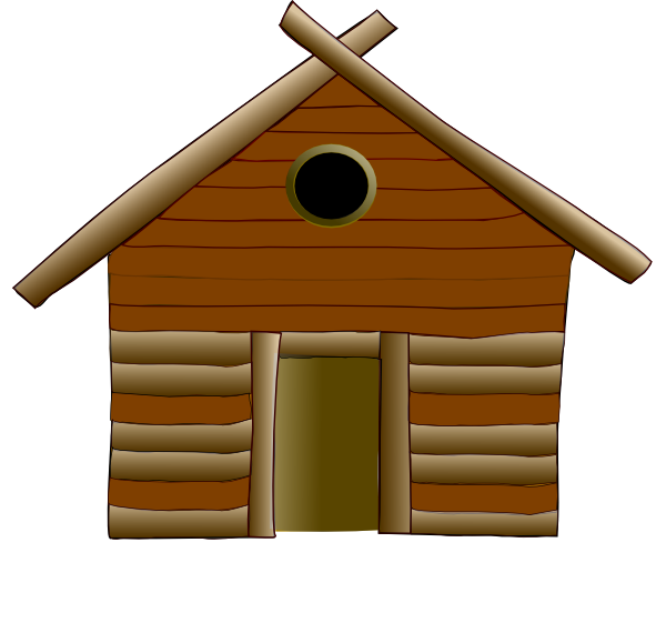 Free House House Log Cabin Hut Clipart Clipart Transparent Background