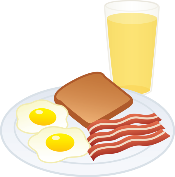 Free Breakfast Food Toast Fast Food Clipart Clipart Transparent Background