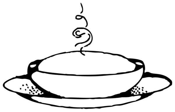 Free Breakfast Black And White Serveware Line Art Clipart Clipart Transparent Background