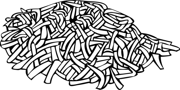 Free Pasta Black And White Text Line Art Clipart Clipart Transparent Background