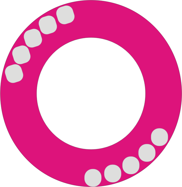 Free Swimming Magenta Circle Smile Clipart Clipart Transparent Background